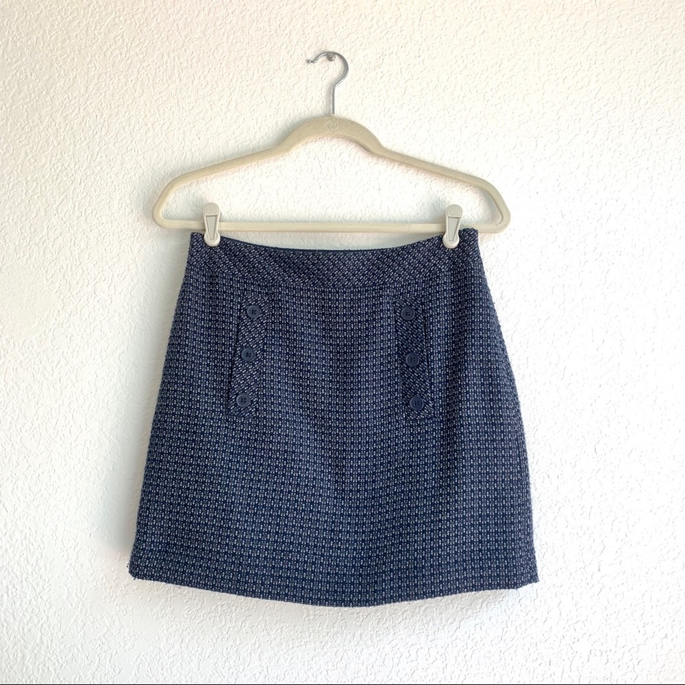 LOFT Women’s Tweed Shift Skirt Sz 2p